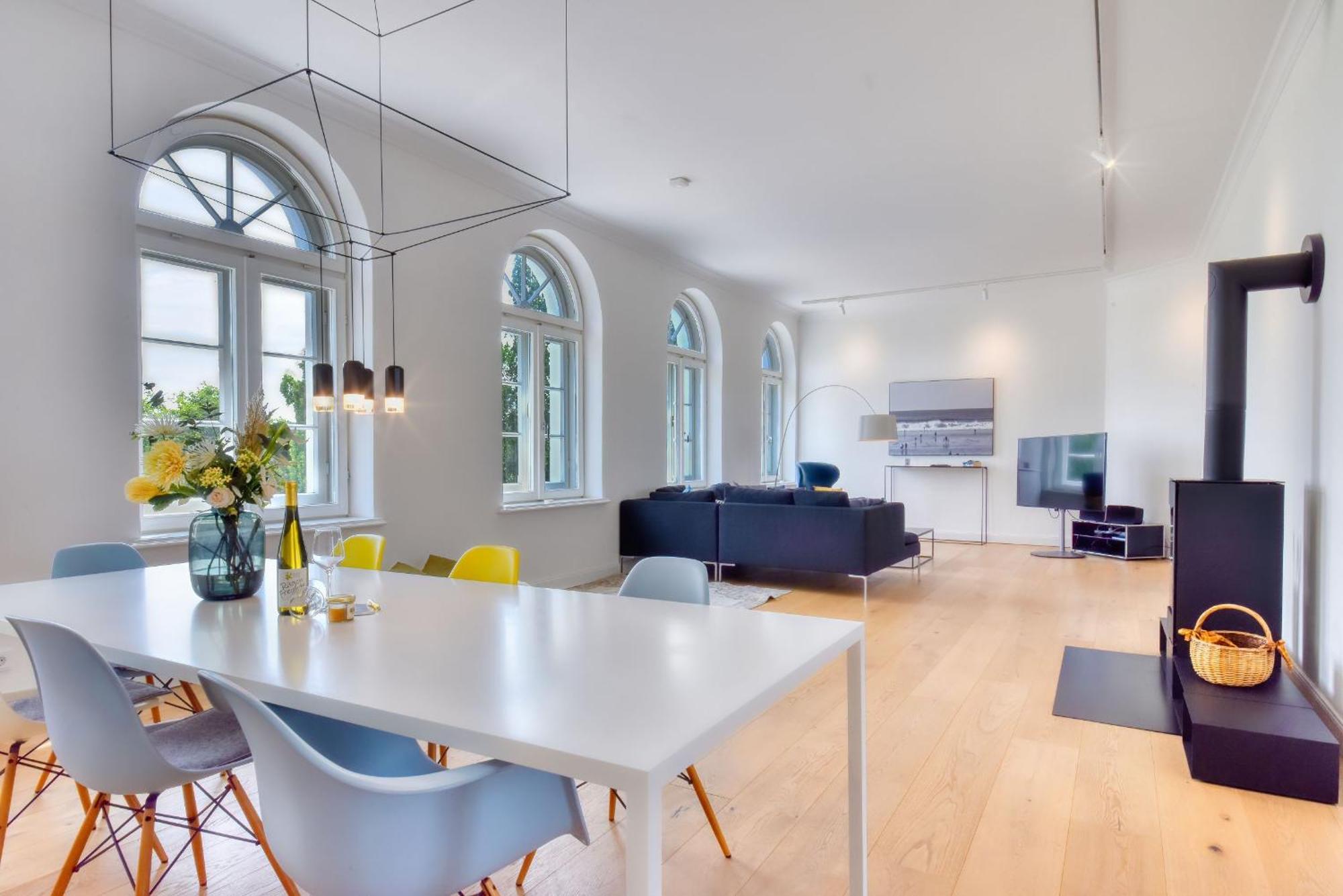 Ferienwohnung Fuerst Malte Loft I Design & Pool Putbus Exterior photo